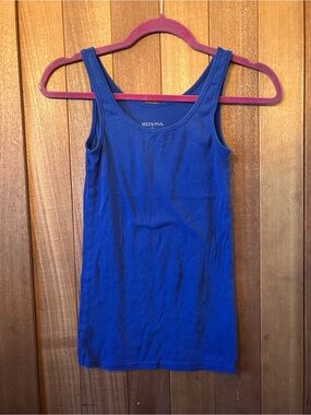 Merona Blue Scoop Neck Tank Top